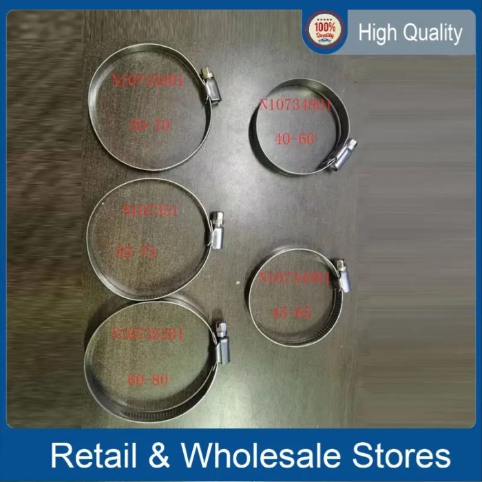 Turbine Tube Clamps FOR VW Audi N 107 348 01 N 107 349 01 N 107 350 01 N 107 351 01 N 107 352 01