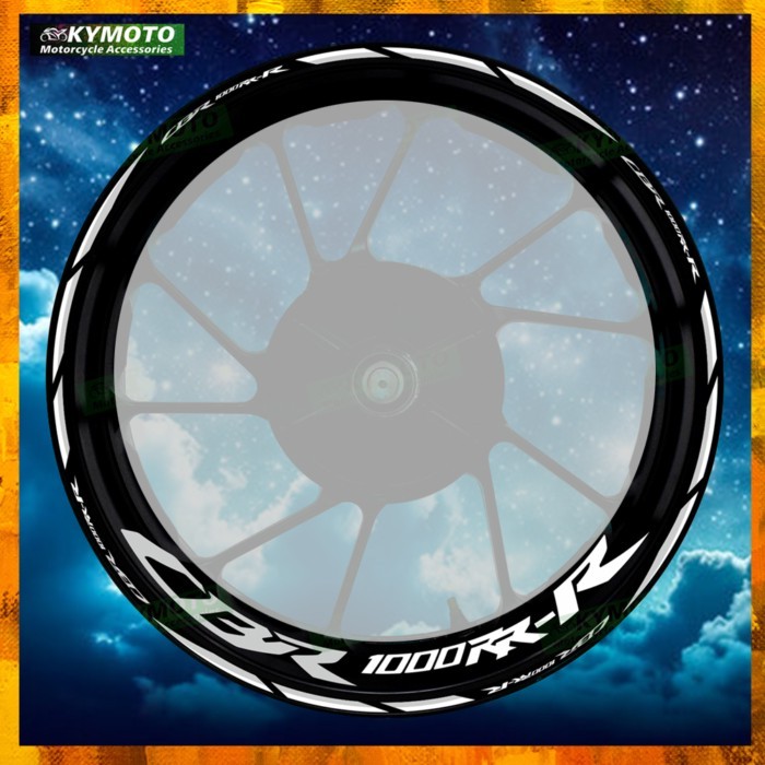 For Honda CBR1000RR-R CBR 1000RR-R reflective motorcycle wheel 17 inch sticker fairing wheel decal