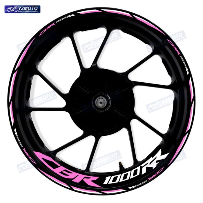 For Honda CBR1000RR CBR 1000 RR Motorcycle 17 Inch Front And Rear Wheel Hub Waterproof Sticker Refl