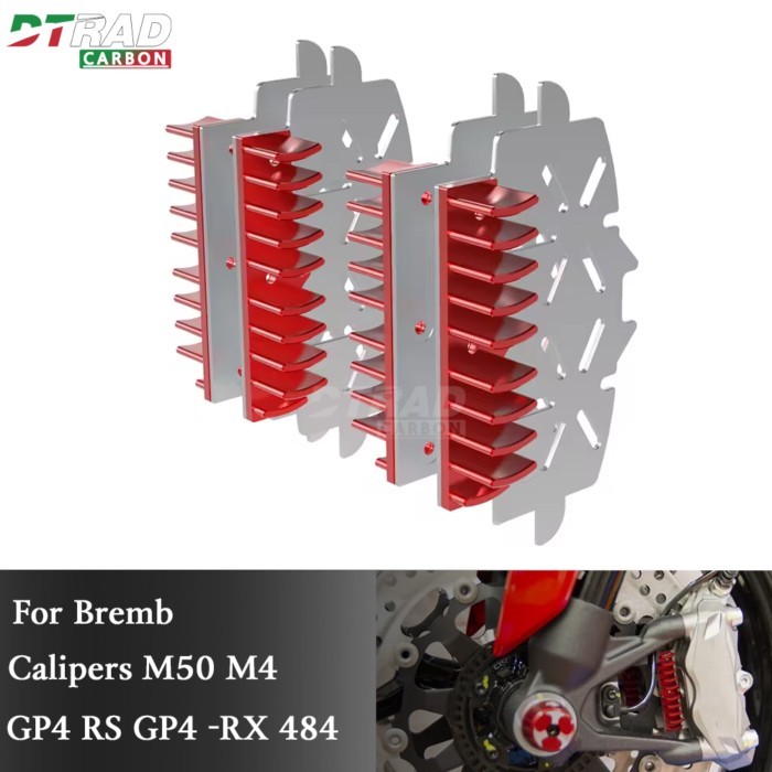 Universal For Bremb Calipers M50 M4 GP4 RS GP4 -RX 484 Aluminum Alloy Caliper brake Heat Sink  Moto