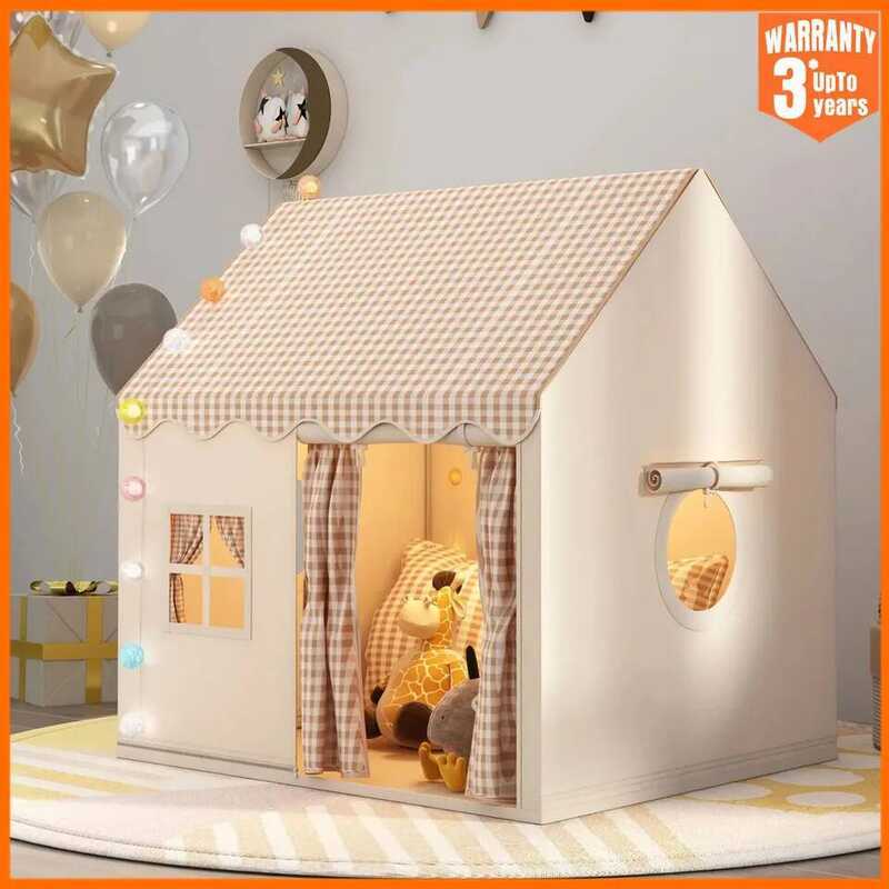 C Kid Toys Tent Princess Castle Play House Cubby Children Small House Folding Indoor Play Tent Baby