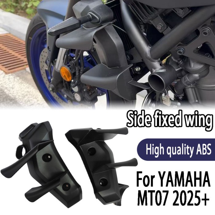 For YAMAHA MT-07 2025 ABS Side Wing Side spoiler FRONTAL SPOILERS MT07 mt07 2025 mt 07 2025 Front s