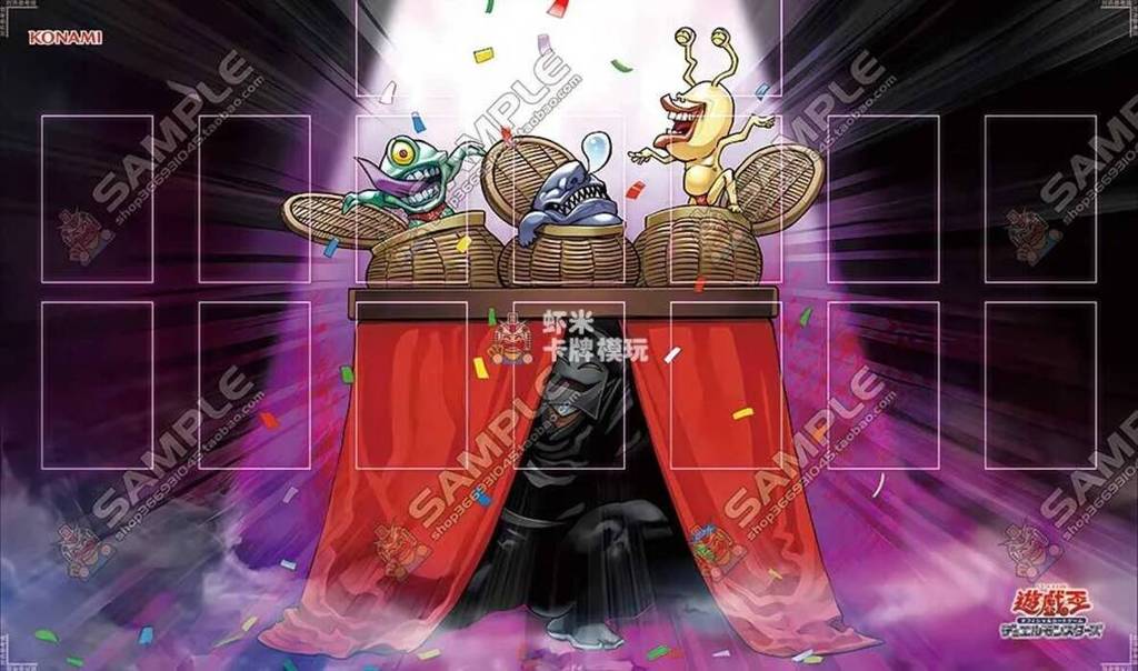 Yu-Gi-Oh! Ojama Knight Series 600x350 มม.ที่กําหนดเอง Playmat อะนิเมะการ์ตูน Ojama Country Stitching