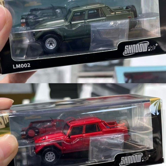 พร้อมสต็อก Shadow Pro 1: 64 Lamborghini LM002 โมเดลรถอัลลอยออฟโรด