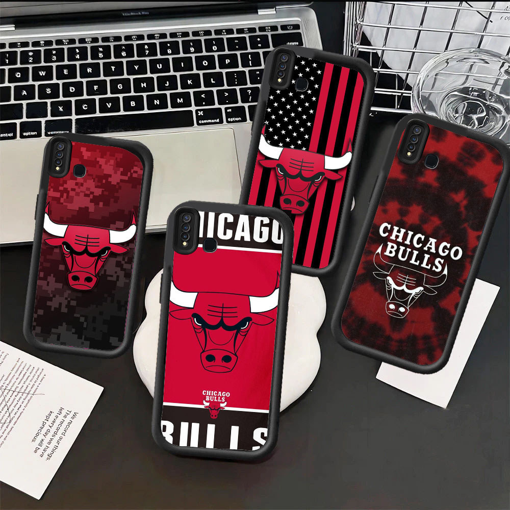 WB25 Bulls ทีมสําหรับ Hp ชุบ VIVO Y66 Y93 Y91C Y91 Y81s Y81 Y75 Y53s Y56 Y95 5G วัสดุ TPU