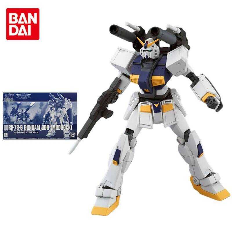 Bandai Gundam Model Kit Anime Figure PB Limited HG 1/144 RX-78-6 G06 Mudrock Genuine Gunpla Action