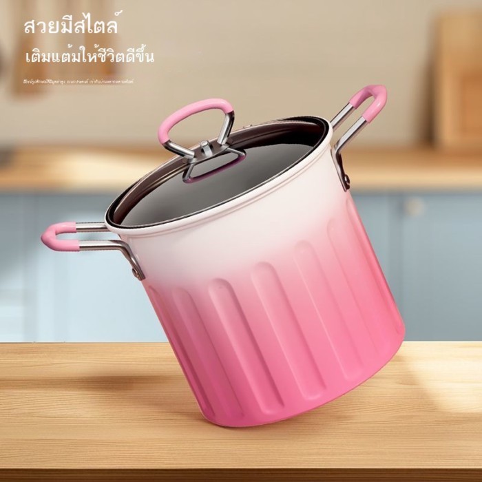 ครัวเรือนประหยัดน้ำมัน Anti-Splash Deep Fryer Multi Functional Deep Fryer กระทะ French Fries ทอด Sk