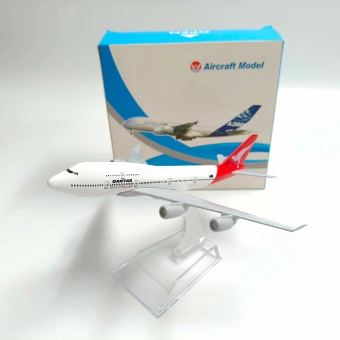 1: 400 สายการบินออสเตรเลีย โบอิ้ง 747 จําลองเครื่องบินโลหะผสมรุ่นผู้โดยสารเครื่องบินรุ่นคลาสสิกผลิตภ