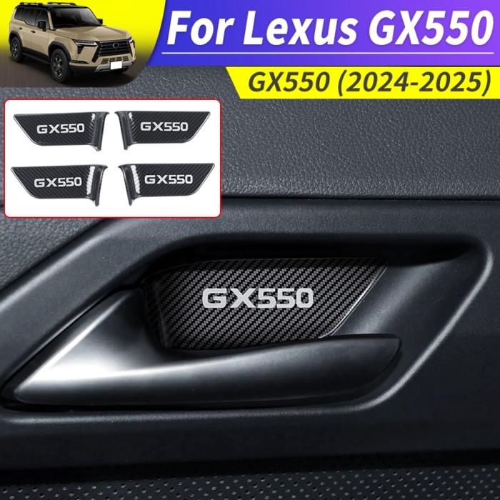 For Lexus GX550 550h Inner Door Wrist Sticker Interior Upgraded Accessories Car Door handle sticker