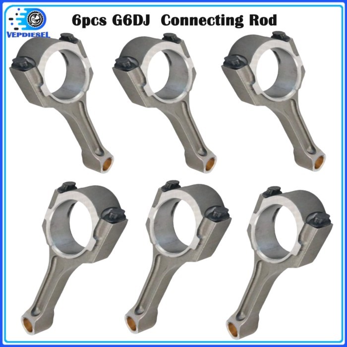 4pcs 23510-3L200 G6DJ Engine Connecting Rod For 2010-24 Hyundai Genesis Kia Telluride 3.8L New Car