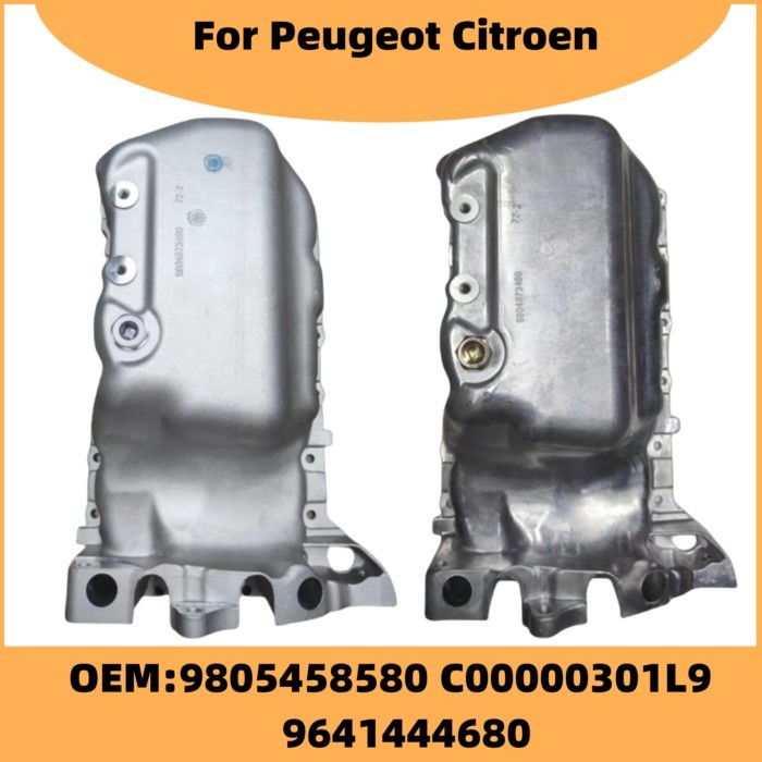 9805458580 9641444680 Auto Parts EC8 Engine Oil Pan For Peugeot 2008 301 308 308S 408 Citroen C2 C3