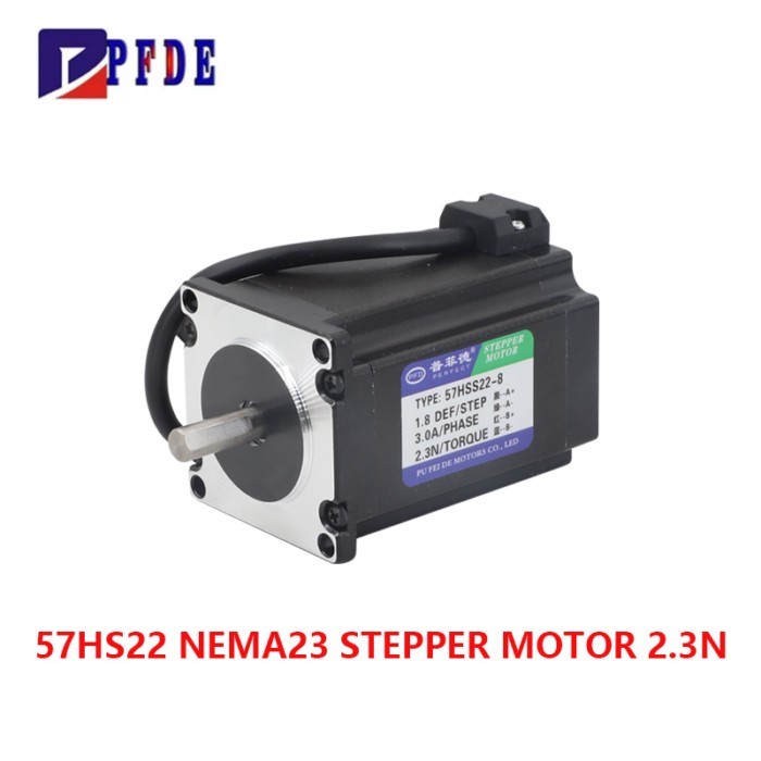 NEMA23 Stepper Motor 2.3N 57HS22 Open Loop High-speed Big Torque Motor Shaft 8mm 3A 2-phase 4 wire