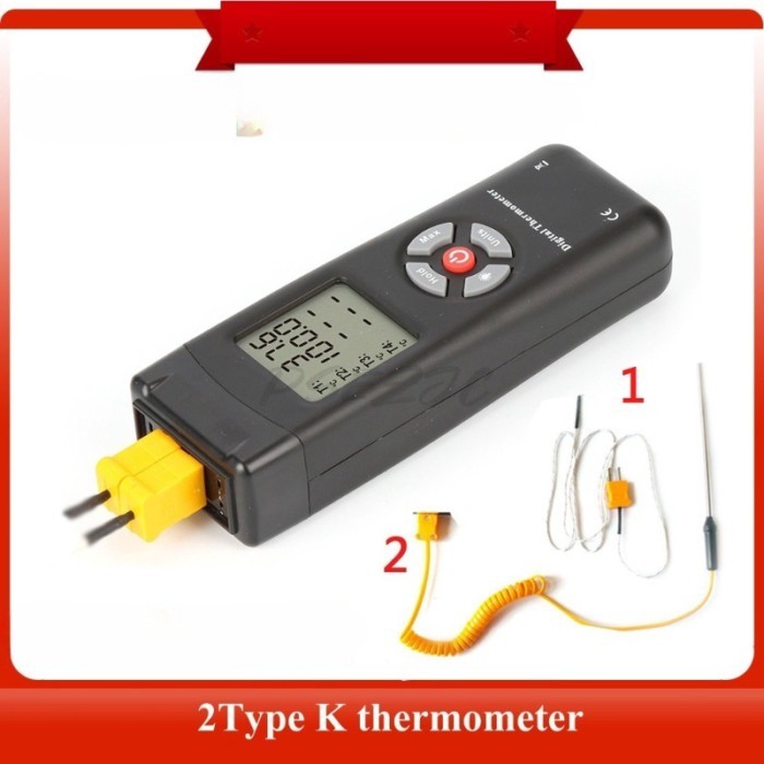 Temperature K-type Probe Thermocouple Contact Thermometer Thermometer