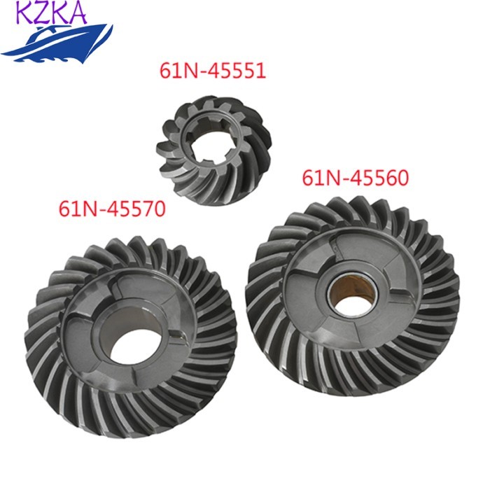 61N Gear Set 61N-45560, 61N-45570, 61N-45551 For Yamaha Parsun 30HP 2 Stroke Boat Motor Engine Acce