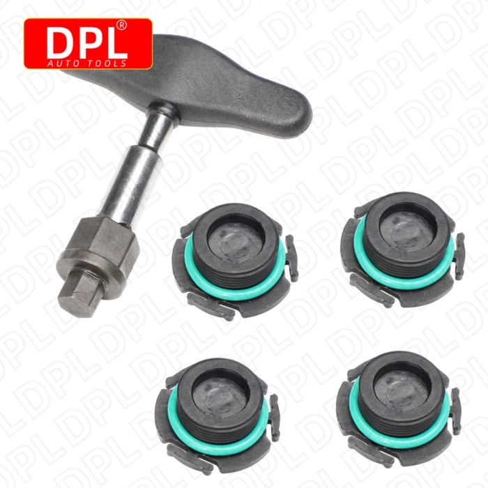 3PCS Oil Drain Plug Kit with O-Ring Seal Compatible For BMW N20 N26 Engine  Oil Pan Drain Plug Remo