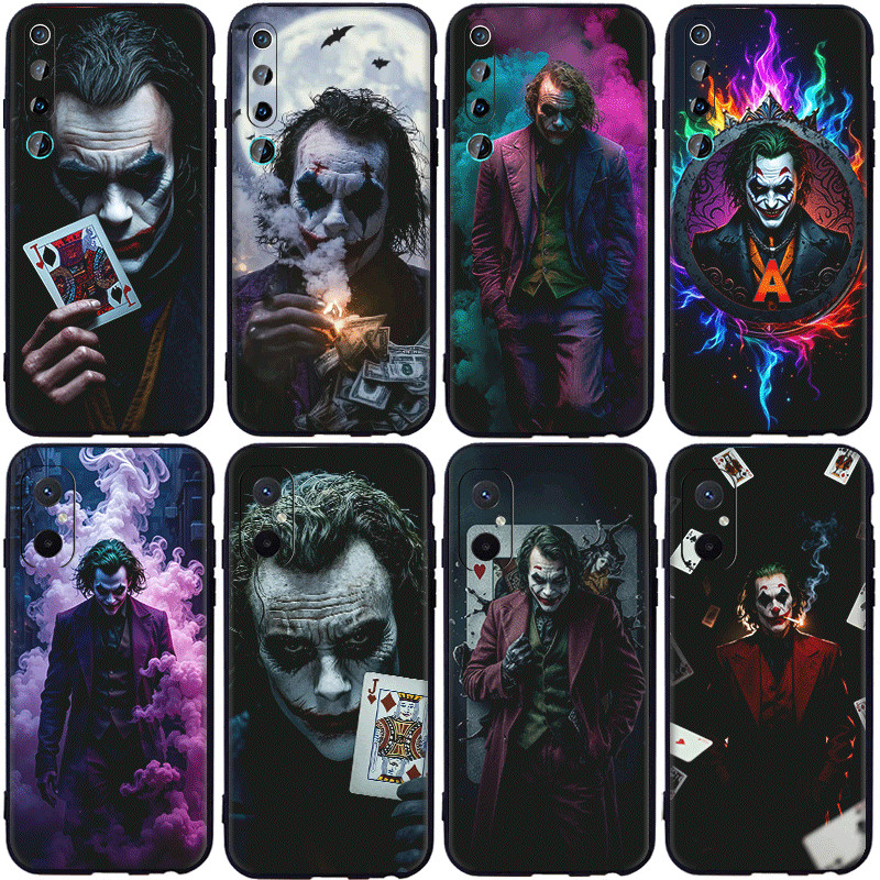 Xiaomi Poco F3 M3 X3 X4 Pro X3 NFC F4 GT C40 TPU Spot goods สีดํานุ่มเคสโทรศัพท์ Joker Mask (A-3)