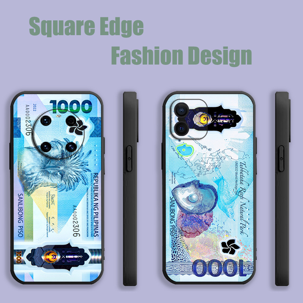 ปลอกสําหรับ Xiaomi 10 11 12 12t 13 14 POCO X6 M6 Pro Ultra Lite เงินใหม่ 1000 peso DJU03 เคสโทรศัพท์