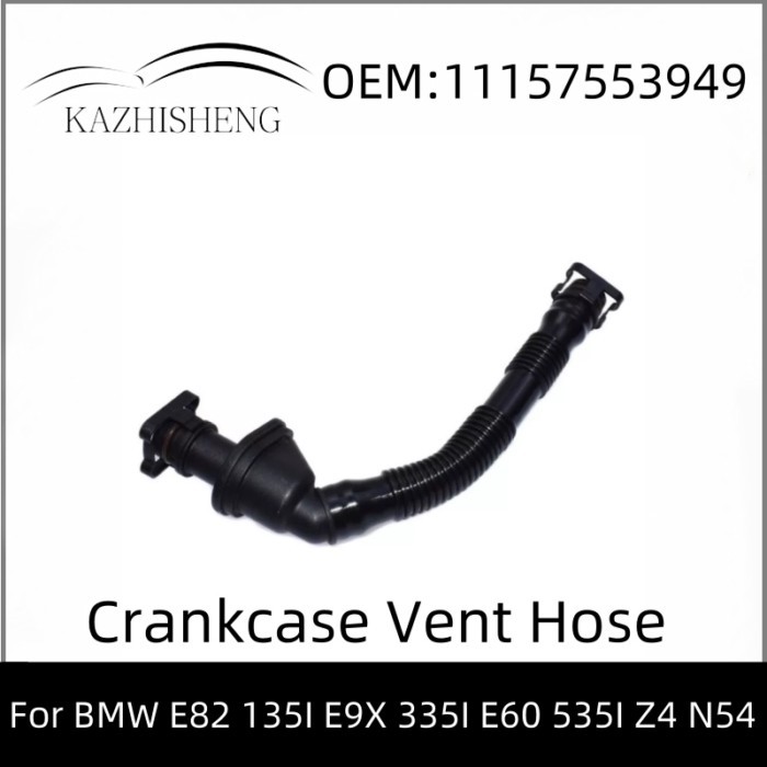 11157553949 Crankcase Vent Hose for BMW E82 135I E9X 335I E60 535I Z4 N54 3.0L