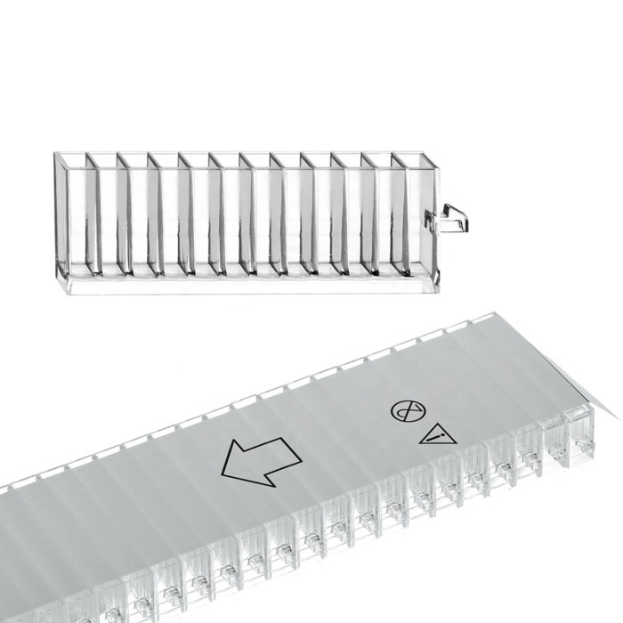 Laboratory 12Holes Sample Cup 12 Position Multicell Plastic Konelab Cuvette for 20/20CX/PRIME 30 an