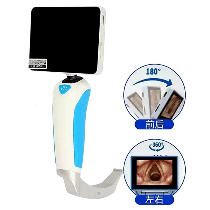 ANSHIDA Factory Cheap Price of Reusable Portable Reusable Video Laryngoscope Set Intubation with Di