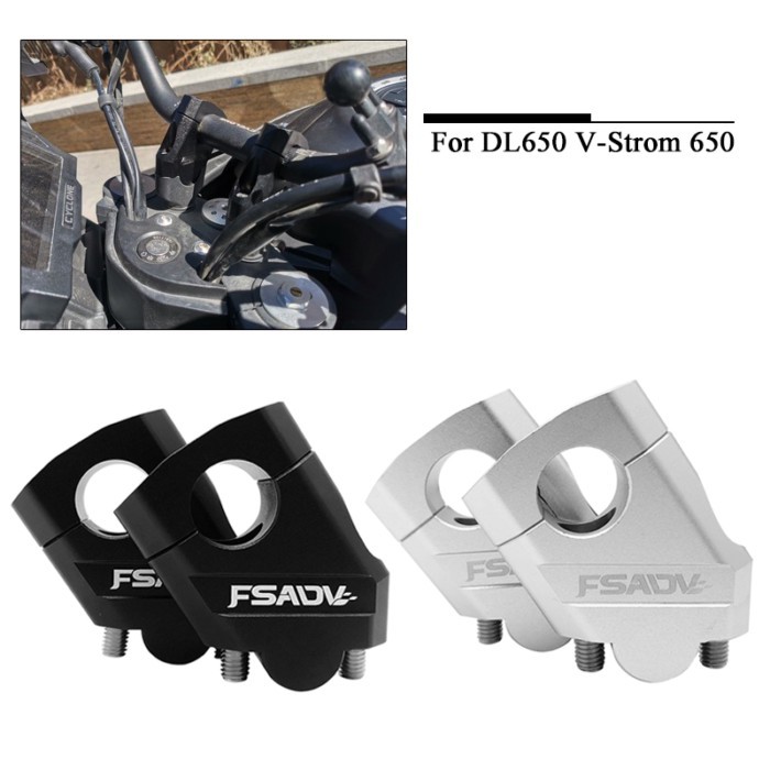 For SUZUKI DL650 V-Strom 650 DL 650 VStrom 650 VStrom650 Motorcycle Handlebar Riser Bar Mount Handl