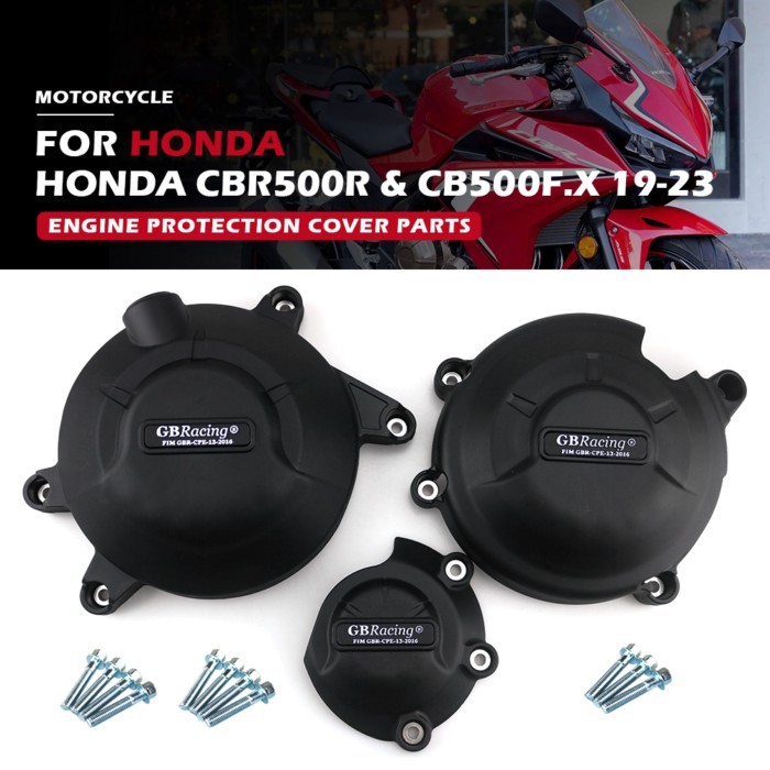 GB Racing CBR500R Motorcycles Engine cover Protection case For HONDA CBR500F CB500X CM500 2019-2023