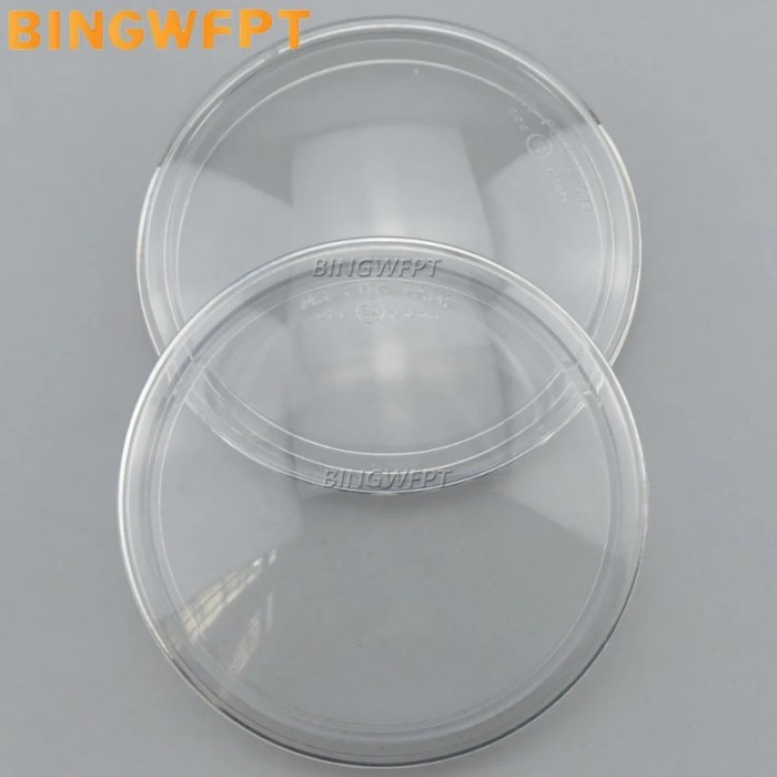 2PCS/LOT Round Diameter 90mm Fog Lamps Lights Plastic Glass Anti-fog Glass For Mitsubishi L200 Outl