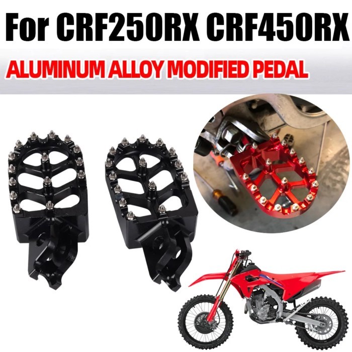 For Honda CRF250RX CRF450RX CRF450 CRF250 RX CRF 250 450 RX CRF 250RX 450RX Accessories Foot Pegs P