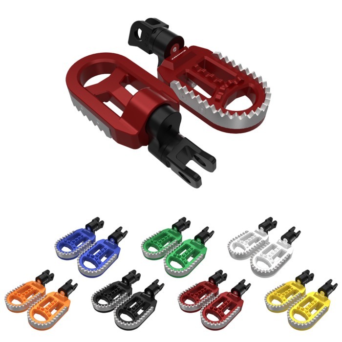 Rotatable Footrest Footpegs Pedals Fit For Honda CB750 Seven Fifty CB1000F Super Four CB500X Motorc