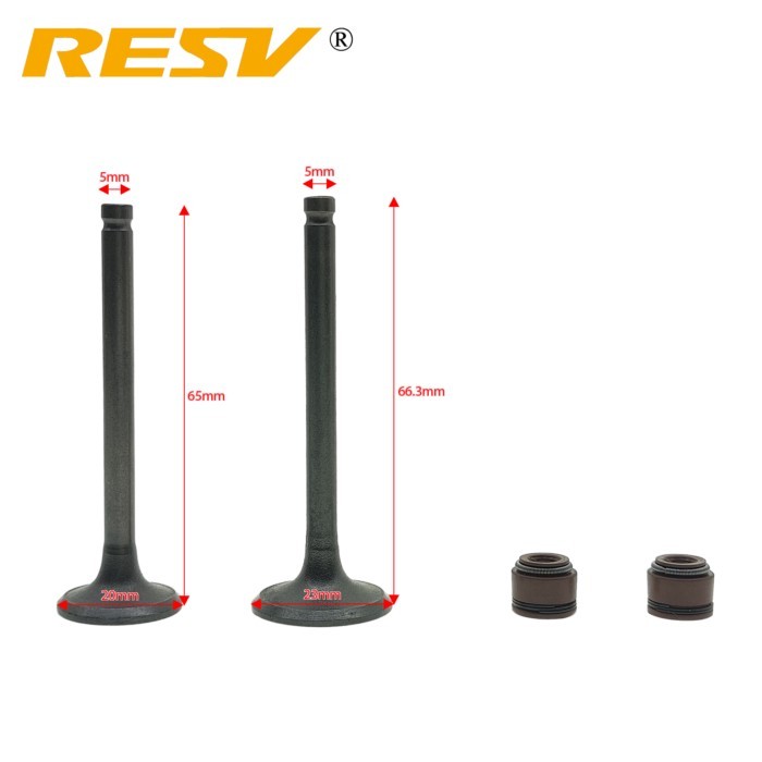 RESV for Yamaha ZY125T-3 ZY125T-4 ZY125T-5 ZY125T-6 ZY125T-7 ZY125T-8 ZY125T-9 Valve Intake Exhaust