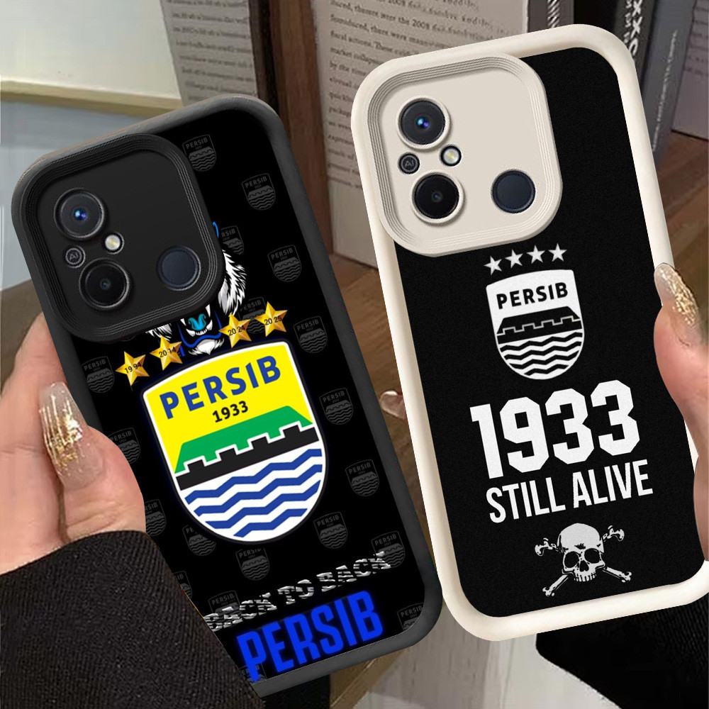 G-63 Persib Casing สําหรับ Xiaomi POCO C55 C31 Redmi 10C 12C 10A 9C สีดําและสีขาว