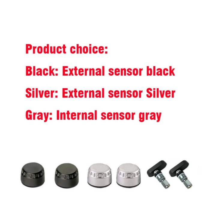 Wireless Tire Pressure Monitoring System M3X Moto Waterproof External built-in LCD Display Motorcyc