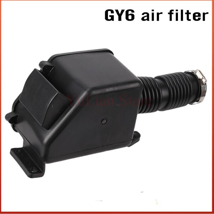 Motorcycle Elbow Air Filter Box Intake Cleaner for GY6 150cc 157QMJ Engine ATV Quad Go Kart Scooter