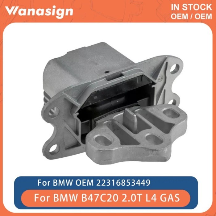 Engine Rear Trans Motor Mount Set Fit 2.0 T L For BMW 1 2 X1 X2 MINI F54 F55 F56 F60 B47C20A B48A20