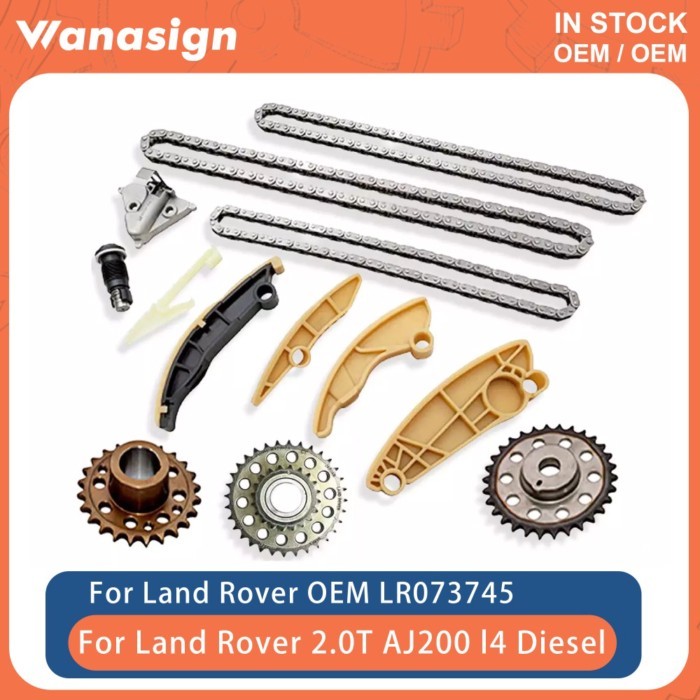 Engine Timing Chain W/ Gears Kit Fit 2.0 T For Land Rover Range Rover Jaguar XF AJ200 AJ20D4 204DT