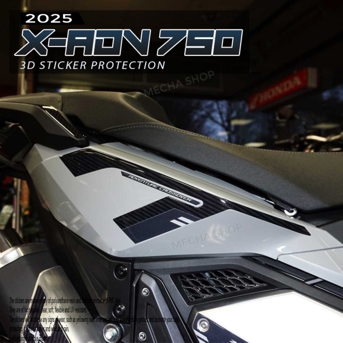 For X-ADV 750 Decorative Sticker Motorcycle 3D Sticker Protects the Back Side Xadv750 X ADV 750 X A