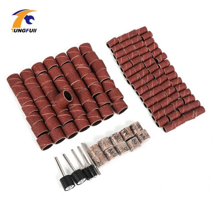 Dremel Accessories Polishing 125PCS Sandpaper Dremel Grinding Wheels Sand Paper DIY Metalworking Fo
