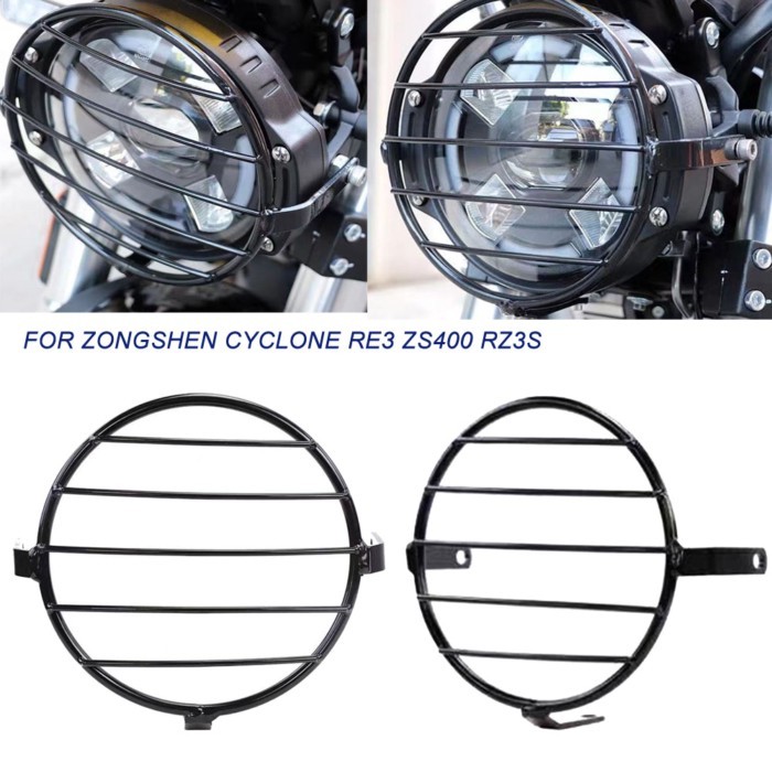 Motorcycle Headlight Protector Grille Guard Cover For Cyclone RE3 ZS400 RZ3S For ZongShen Cyclone R