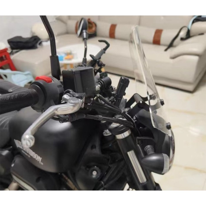 New For QJMOTO SRV300 Accessories Windshield Sports Windscreen Wind Deflector Fit QJMOTO SRV300 SRV