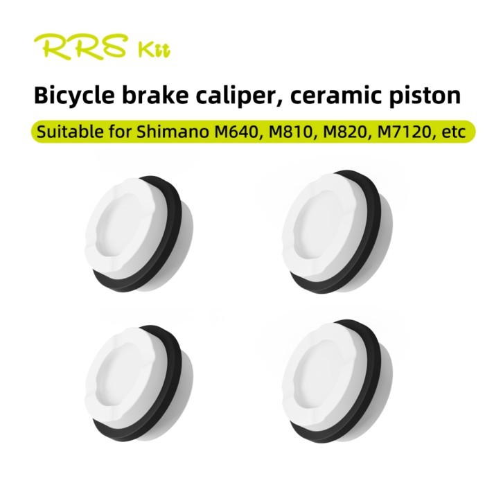 Rrskit Ceramics Piston For Shimano Mountain Bike Brakes M6120/M7120/M8020/M8120/M9120/Saint M820 Bi