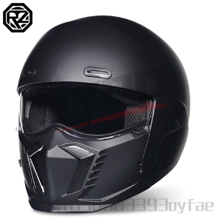 Orz Warrior Combination Scorpion Helmet Retro Cruise Motorcycle Helmet Lightweight Full Helmet DOT