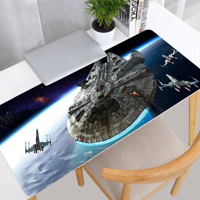 แผ่นรองเมาส์ Gamer PC คอมพิวเตอร์ขนาดใหญ่ XXL แผ่นรองเม้าส์คีย์บอร์ดอะนิเมะอุปกรณ์เสริมสําหรับเล่นเก