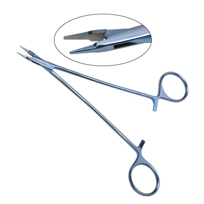 GREATLH Ophthalmic Micro Needle Holding Pliers Needle Holder Ophthalmic Instrument Eyelid Tools Tit