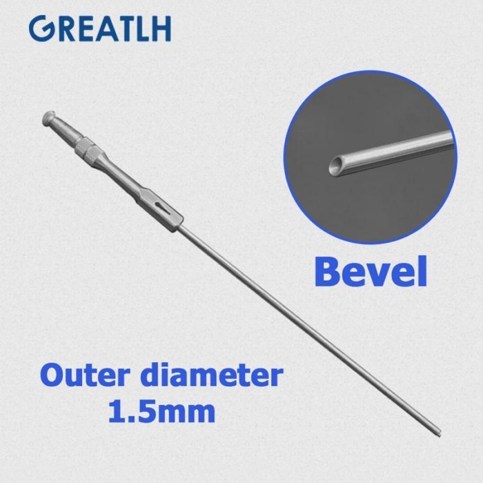 Nasal Aspirator Tool Stainless Steel Nasal Guide Tube Puncture Irrigation Nasal Suction Tube Surgic