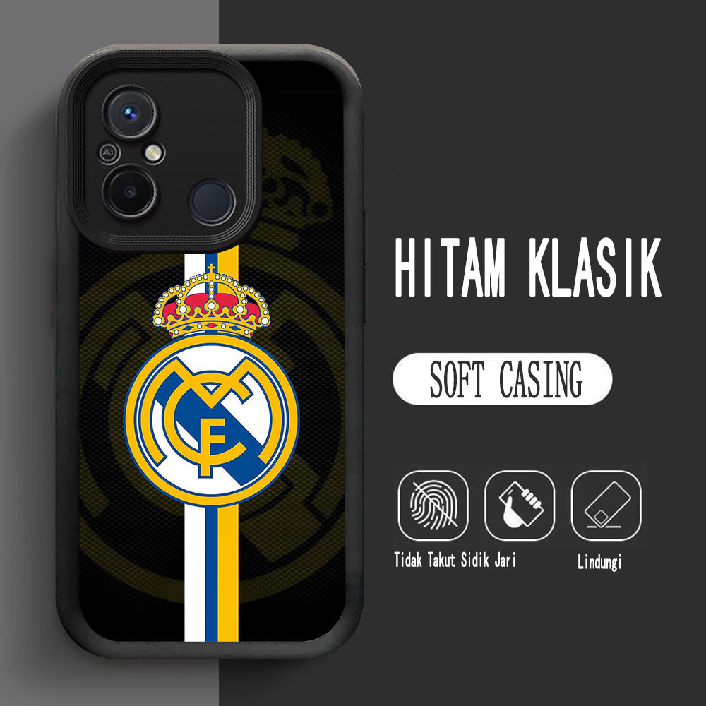 Y-3 R_Real_Madrid ปลอกซิลิโคนสําหรับ Xiaomi POCO C31 C55 Redmi 9C 12C 10C 10A กรณี