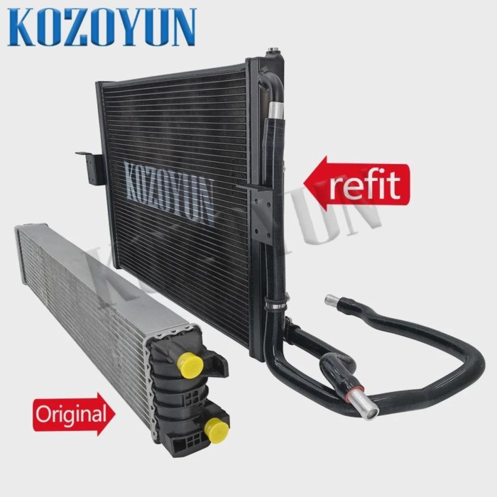 Auxiliary Radiator Charge cooler for EA837 Audi A6 S6 A7 S7 Quattro C7 3.0T 4.0T