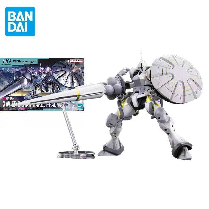 Bandai Original GUNDAM Anime HG 1/144 MS-15/H XAVIER'S GYAN HAKUJI-PAC Action Figure Assembly Model
