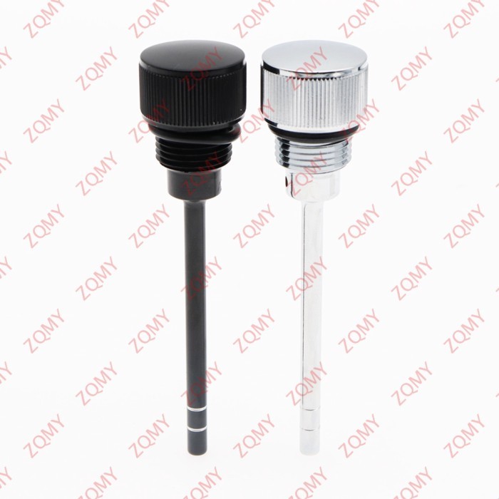 Black/Chrome Motorcycle Oil Dipstick Tank Cap Plug For Harley-Davidson FXDR 114 Softail Breakout FX