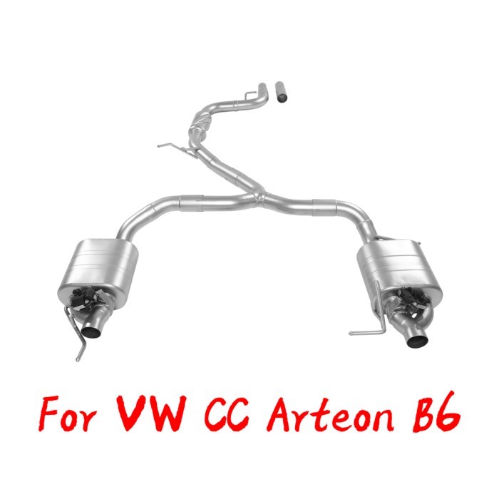 For Volkswagen VW Arteon CC B6 2010-2018 1.8T 2.0T 3.0 3.6 Car Exhaust System Pipe Performance Catt