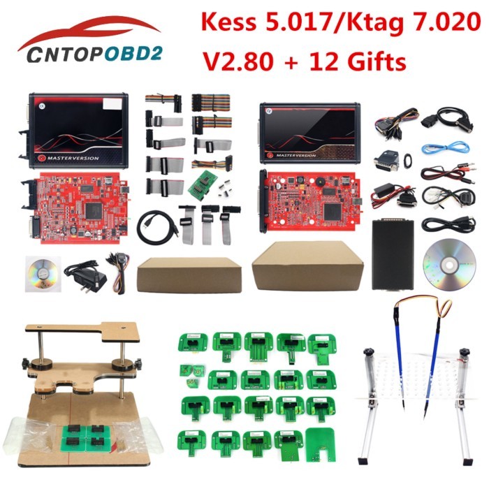 2025 Online V2.80 EU Red Kess V5.017 KTAG V7.020 4 LED V2.25 Unlock KESS Master Version OBD2 ECU Pr